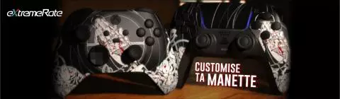 ExtremeRate - Bande Custom Manette PS5 - Rose Bonbon