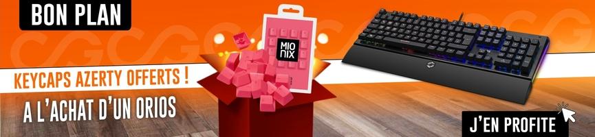 Keycaps offert avec clavier gamer pas cher