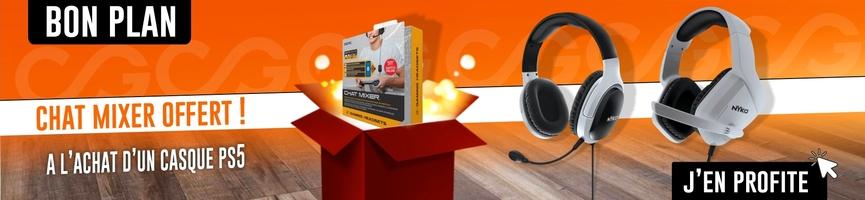 Casque PS5, cadeau offert