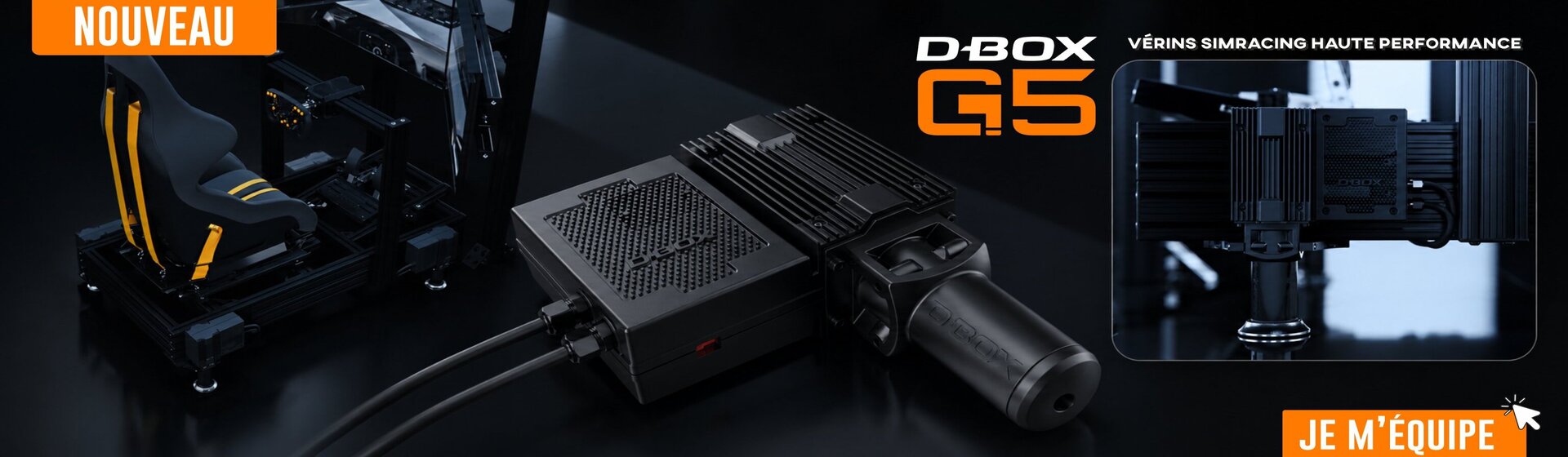 D-Box G5 Vérins simracing premium