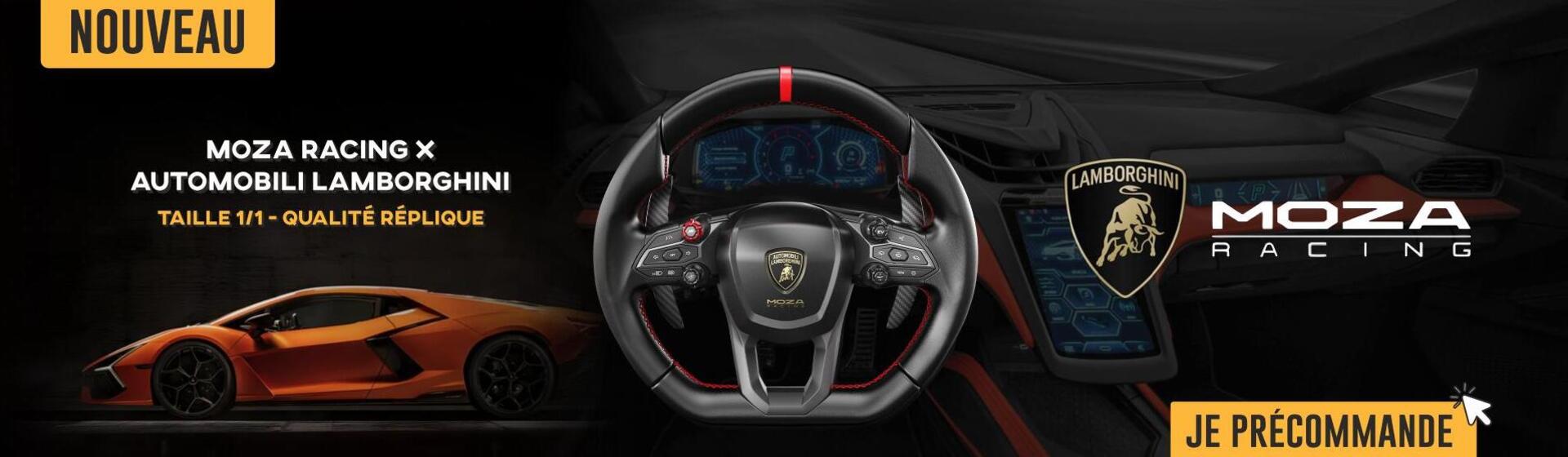 volant moza Lamborghini Revuelto disponible en précommande