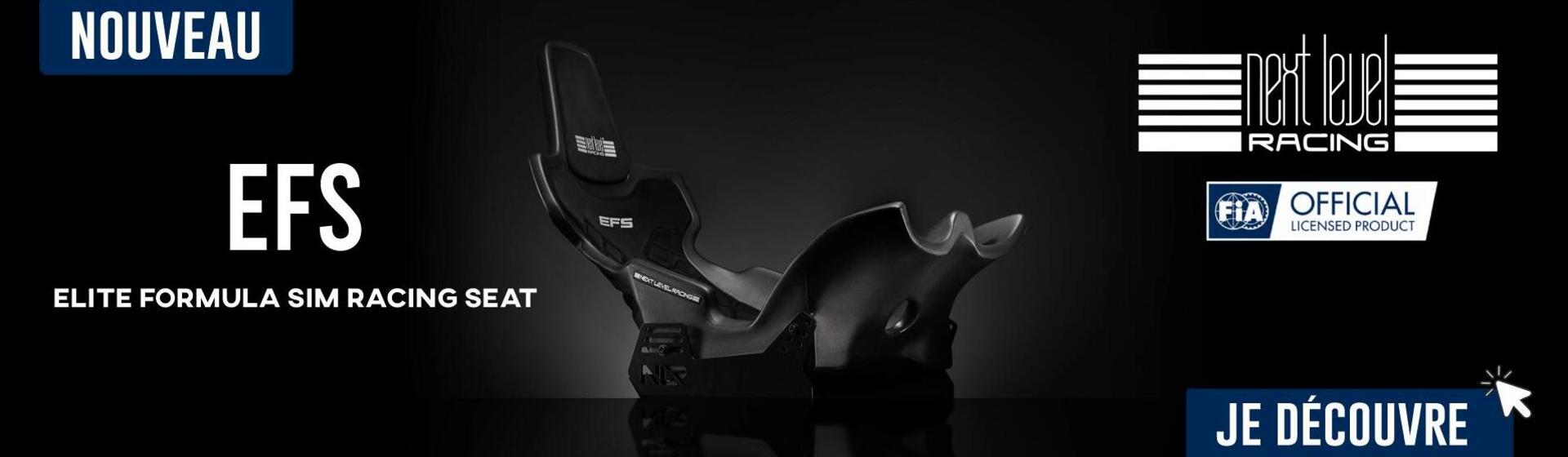 siège next level racing elite formula seat siège simulation f1