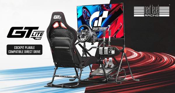 Cockpit simracing Next Level Racing GTLite Pro pliable compatible Direct Drive