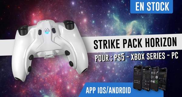 Strike Pack Horizon Vista pour manette PS5 Xbox Series PC avec application mobile