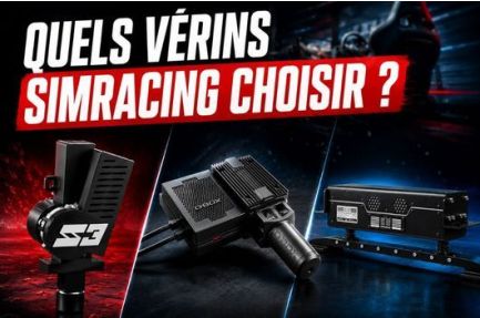 Quels vérins simracing choisir ? Guide complet SIMRIG SR3, D-BOX G5 et Motion Plus