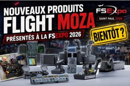 MOZA Flight : MGX1000, MA3F, MB7F et FMP18 arrivent