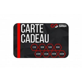Carte Cadeau Stealth Gamer pour accessoires PS4 XBOX PC