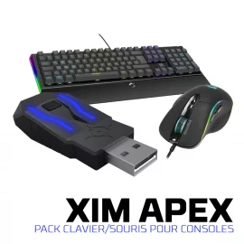 Adaptateur clavier souris pour console PS5 pour PS4 KBM pour manette PS4  XIM pour XIM APEX, pour Rea Snow SI, pour Cronus Zen, pour Titan Two :  : Jeux vidéo