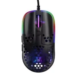 XTRFY M4 RGB - Souris Gaming Légère - Connecteur Filaire avec Capteur  Pixart 3389 à la Pointe - Design Ergonomique pour Droitiers -  Rétro-Éclairage RGB Réglable - Édition Pink : : Informatique