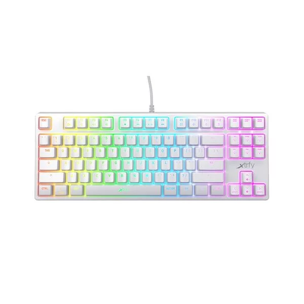 Clavier mécanique Xtrfy K4 TKL - WHite Edition - gaming