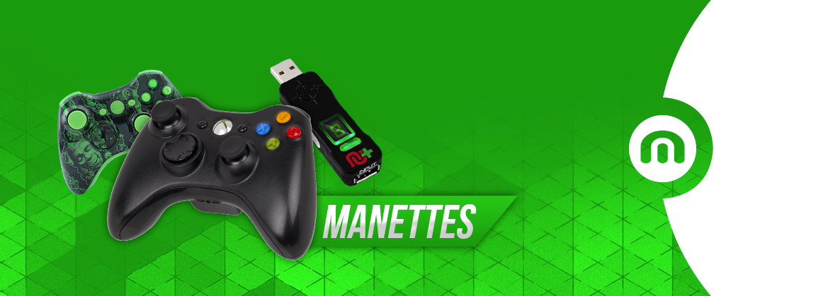 Manettes Xbox 360