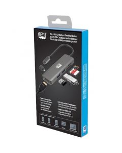 AUH-4020, 6 in 1 USB-C Multiport Docking Station