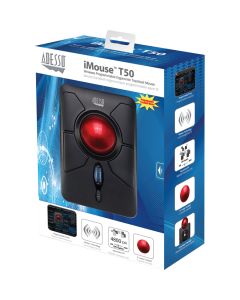 IMOUSE-T50, Wireless Ergonomic programable Desktop Trackball