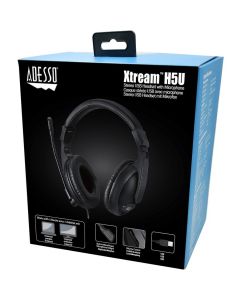 XTREAM-H5U, Stereo USB Multimedia Headphone/Headset with Microphone