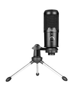 Xtream M4, Cardioid Condenser USB Microphone with Stand for Recording, Streaming and Meetings