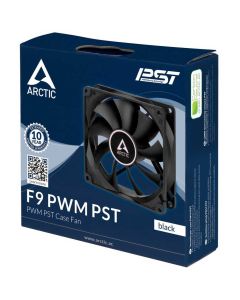 ARCTIC F9 PWM PST CO - Ventilateur boîtier 90mm, contrôle PWM et câble PST, noir