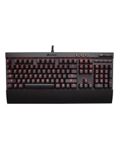 Corsair K70 LUX RED Cherry MX Red vue de dessus