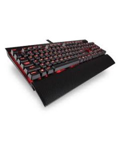 Corsair K70 LUX RED MX Blue vue de biais