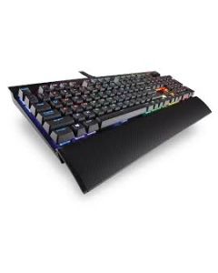 Corsair K70 LUX RGB Cherry MX Red vue de biais Ã  gauche