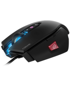 Souris gaming M65 PRO RGB Black vue de l'avant de cÃ´tÃ©