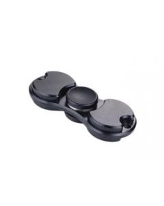 Hand Spinner Duo MÃ©tal Noir
