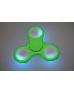 Hand Spinner Plastique LED Vert