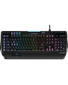 Logitech G910 vue de face avec Ã©clairage