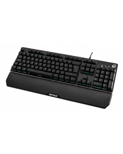 QPAD | MK-40  Clavier Méca-membrane Pro Gaming, Aluminium, rétro-éclairage LED 