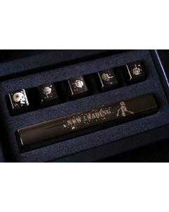 Keycaps Traitors "Skeleton" - Set de 6 touches premium avec placage métallique 
