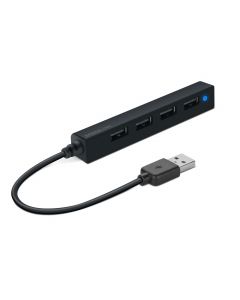 Hub USB 2.0 Snappy Slim Speedlink 4 Ports Actif vue produit