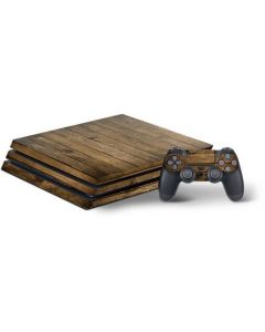 SKIN CONSOLE ET MANETTES PS4 PRO - BOIS