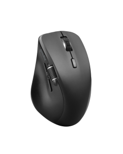 Souris rechargeable LIBERA, sans fil, Bluetooth, silencieuse, caoutchouc-noir 