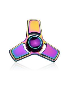 Hand Spinner trio Mark MÃ©tal pÃ©trole