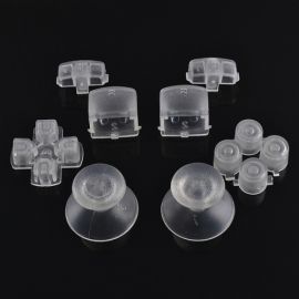 Kit Boutons Custom pour Manette PS3 - Transparent