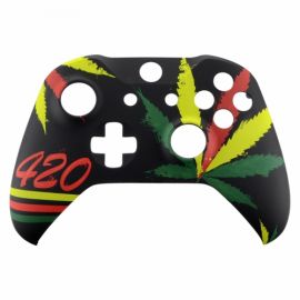 Coque Avant Pour Manette XBOX ONE S - Cannabis