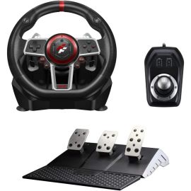 Suzuka Racing PS5 Wheel Pack - Volant simracing avec pédalier et levier de vitesse - compatible PS5/PC