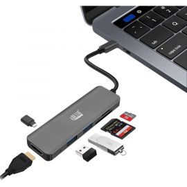 AUH-4020, 6 in 1 USB-C Multiport Docking Station