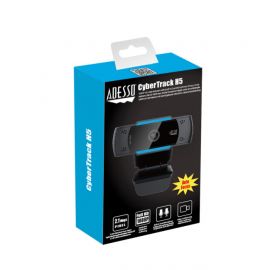 CYBERTRACK-H5, 1080P 2.1 Megapixel, H.264, Auto focus Webcam with build in Dual Microphone & Privacy Shutter
