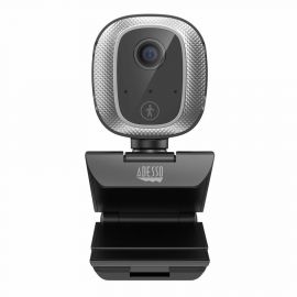 CyberTrack M1, 1080P HD H.264 Fixed Focus USB Webcam with 305° Motion Tracking, Built-in Microphone, and Tripod Mount