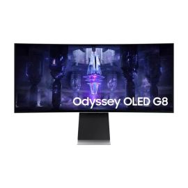 Écran - Samsung Odyssey Neo G8 S34BG850SU écran plat de PC 86,4 cm (34") 3440 x 1440 pixels UltraWide Quad HD OLED Argent