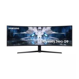 Écran - Samsung Odyssey S49AG950NP écran plat de PC 124,5 cm (49") 5120 x 1440 pixels UltraWide Dual Quad HD LED Blanc