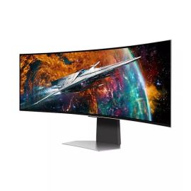 Écran - Samsung Odyssey LS49CG954SUXEN LED display 124,5 cm (49") 5120 x 1440 pixels 5K Ultra HD OLED Argent