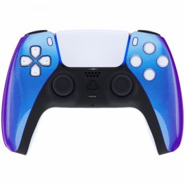 ExtremeRate - Coque avant Manette PS5 Soft touch - Bleu/Violet