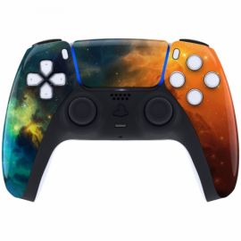 ExtremeRate - Coque avant Manette PS5 brillante + pad - Nebula