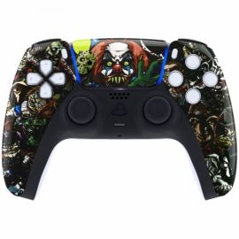 ExtremeRate - Coque avant Manette PS5 brillante + pad - Clown