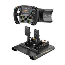 MOZA R12 F1 bundle with FSR2 wheel and CRP2 pedals