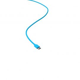 Cable Xtrfy Miami Blue, USB-C vers USB-A, Standard, tressé