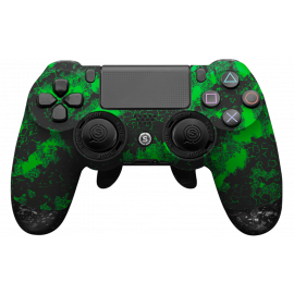 SCUF PS4 INFINITY CAMO GREEN TRIGGER STOP + MILITARY GRIP