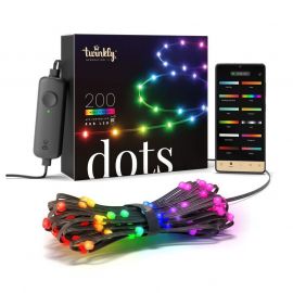 TWINKLY DOTS - Ruban LED RGB de 200 LEDS, 10 mètres, noir