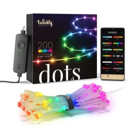 TWINKLY DOTS - Ruban LED RGB de 200 LEDS, 10 mètres, transparent